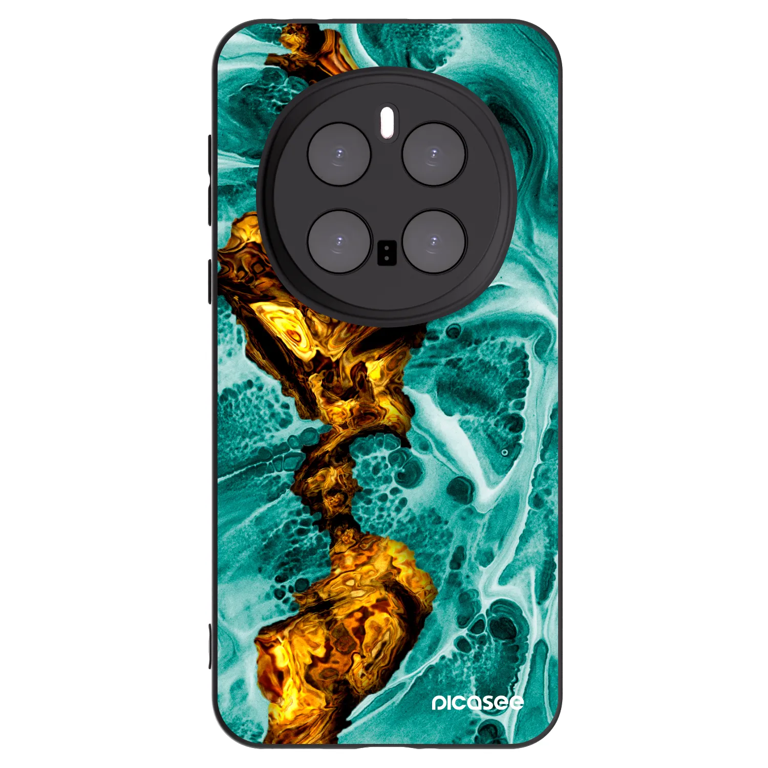 Picasee silikonový černý obal pro Honor Magic7 Pro 5G - Goldsky