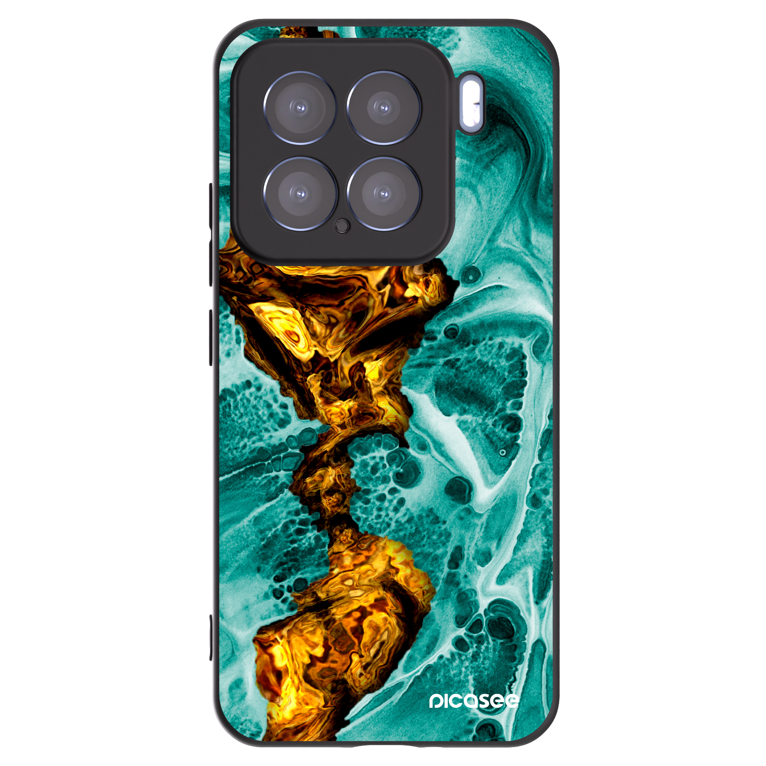 Picasee silikonový černý obal pro Xiaomi 15 - Goldsky