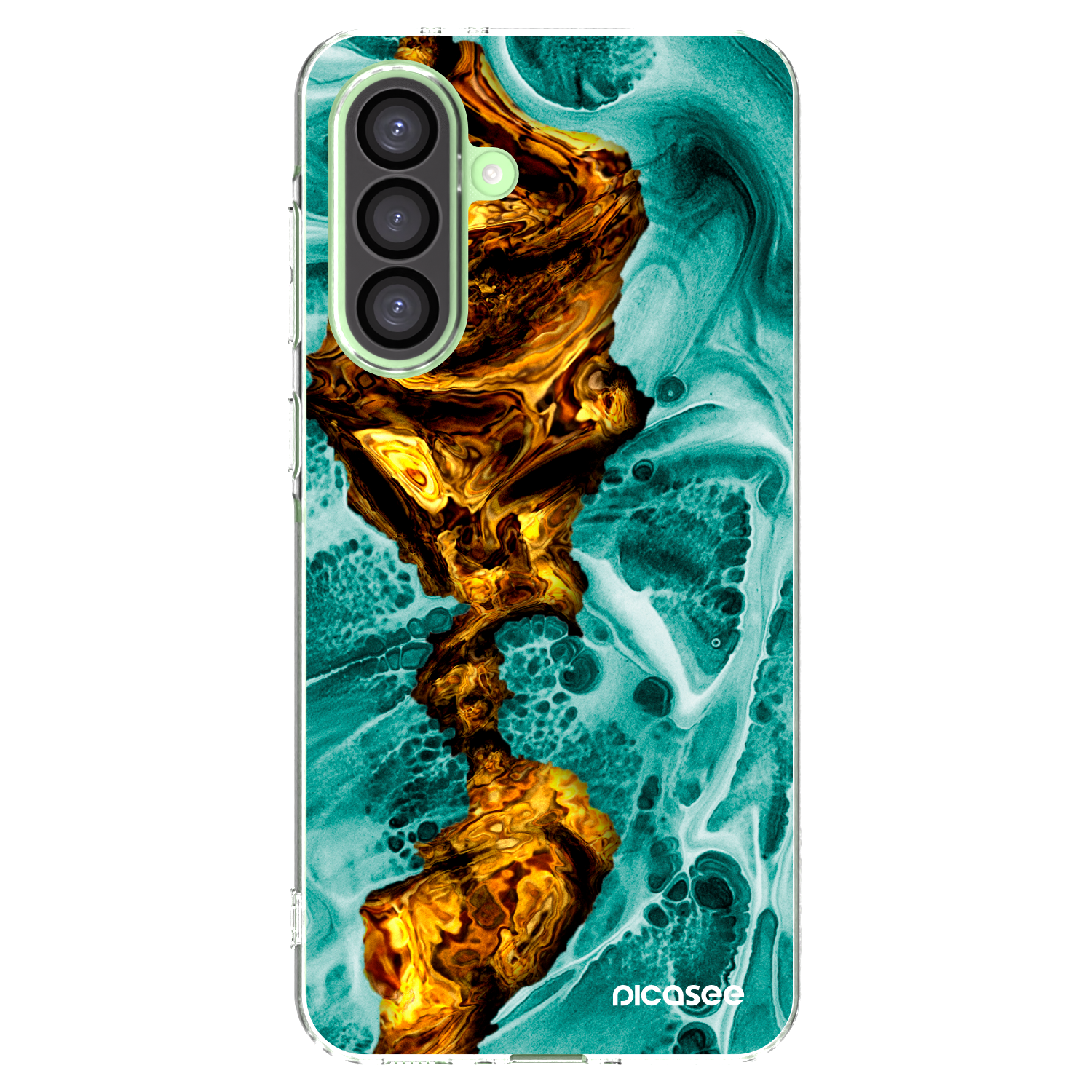 Picasee silikonový průhledný obal pro Samsung Galaxy A26 5G A266B - Goldsky