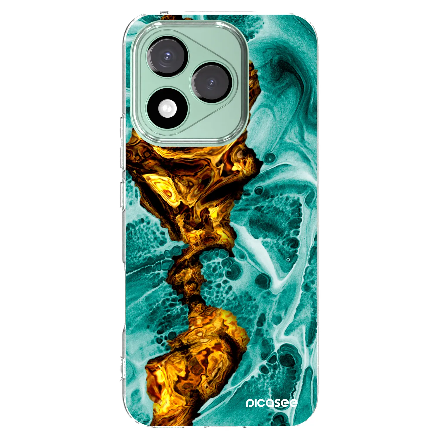 Picasee silikonový průhledný obal pro Honor 400 Lite 5G - Goldsky