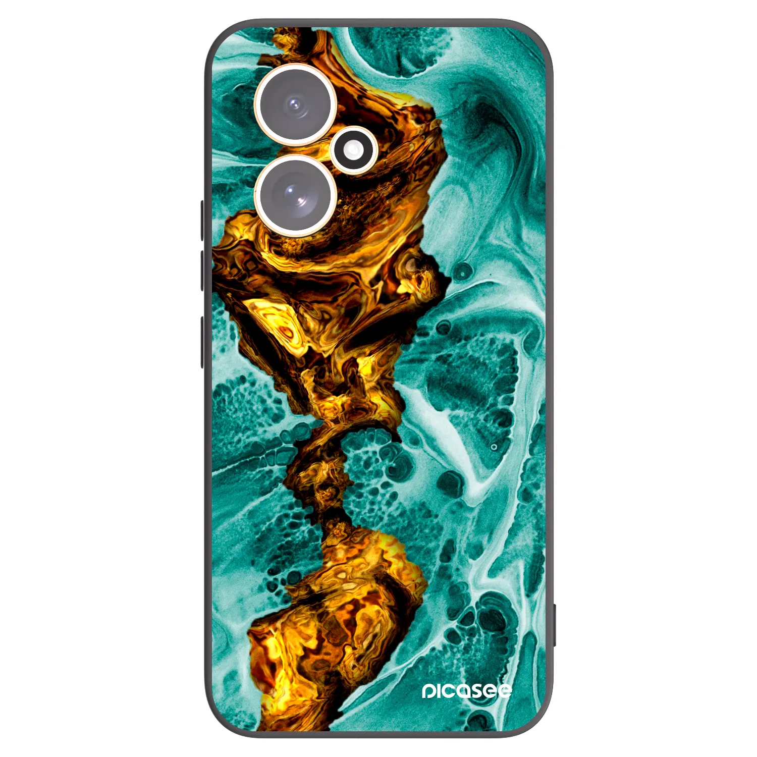 Picasee silikonový černý obal pro Honor 400 5G - Goldsky