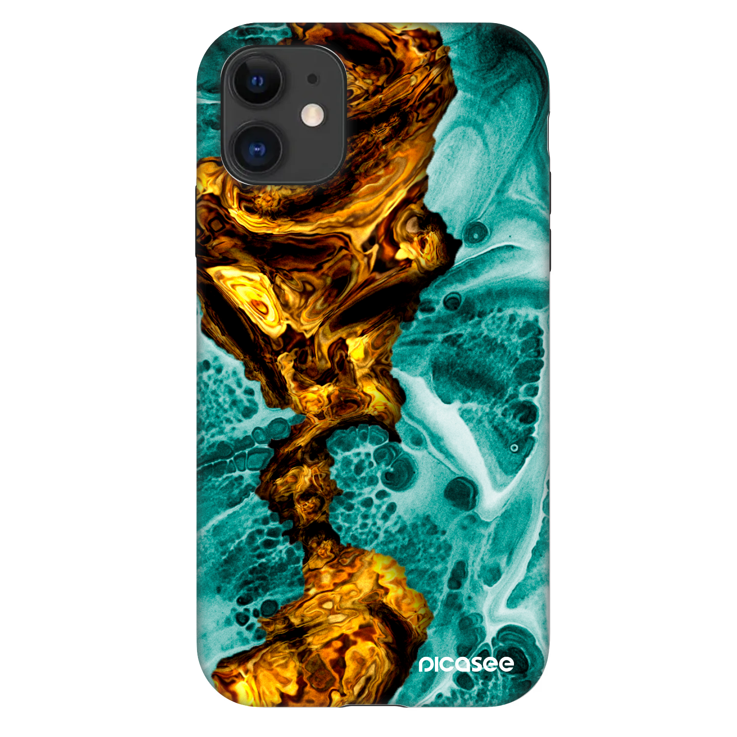 Picasee Fashion Case pro Apple iPhone 11 - Goldsky