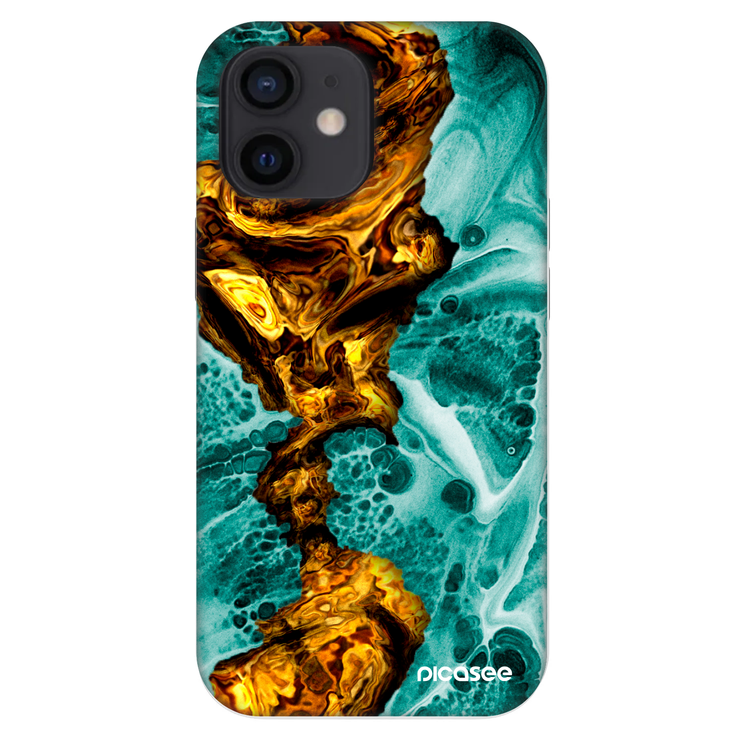 Picasee Fashion Case pro Apple iPhone 12 mini - Goldsky