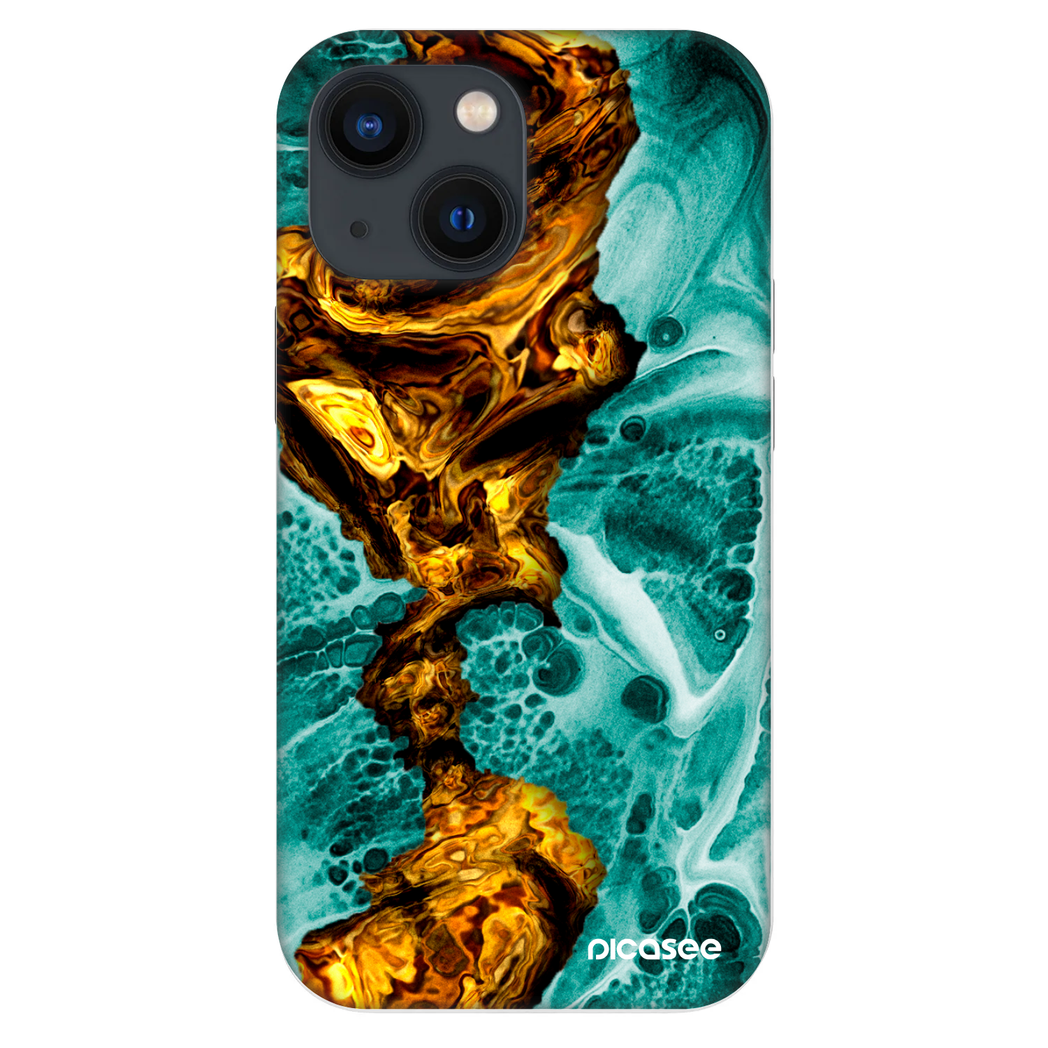 Picasee Fashion Case pro Apple iPhone 13 mini - Goldsky