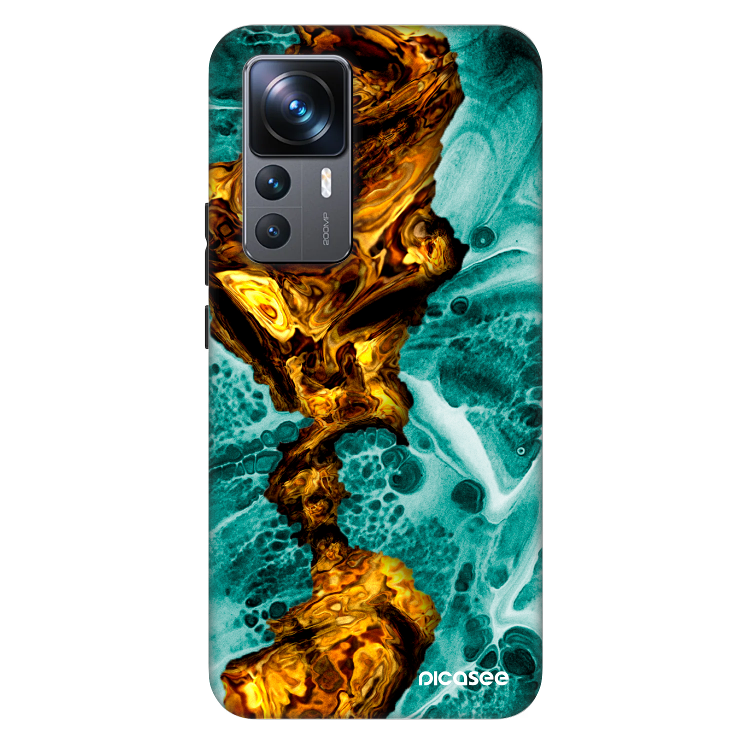 Picasee Fashion Case pro Xiaomi 12T Pro - Goldsky