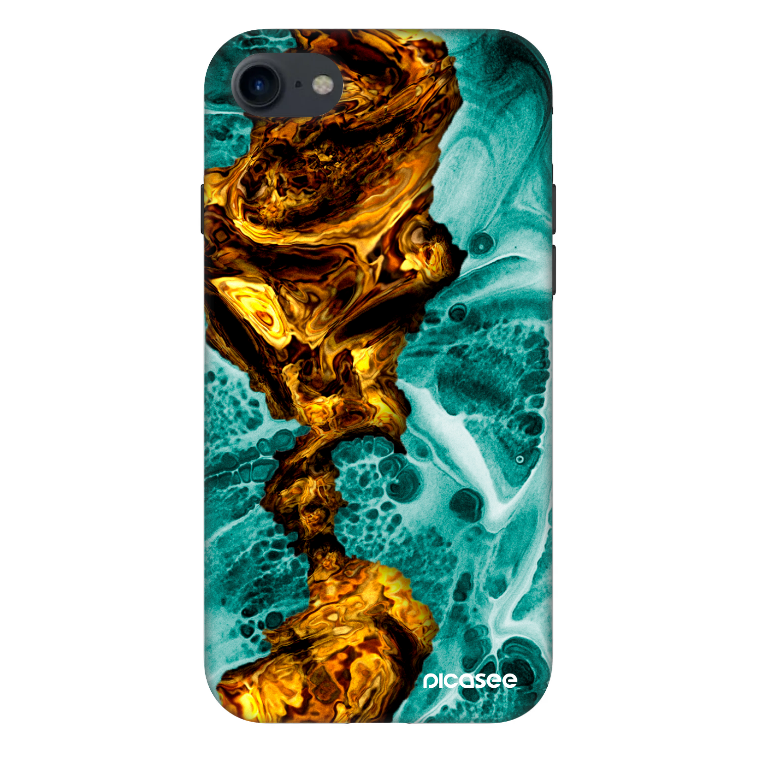 Picasee Fashion Case pro Apple iPhone 8 - Goldsky