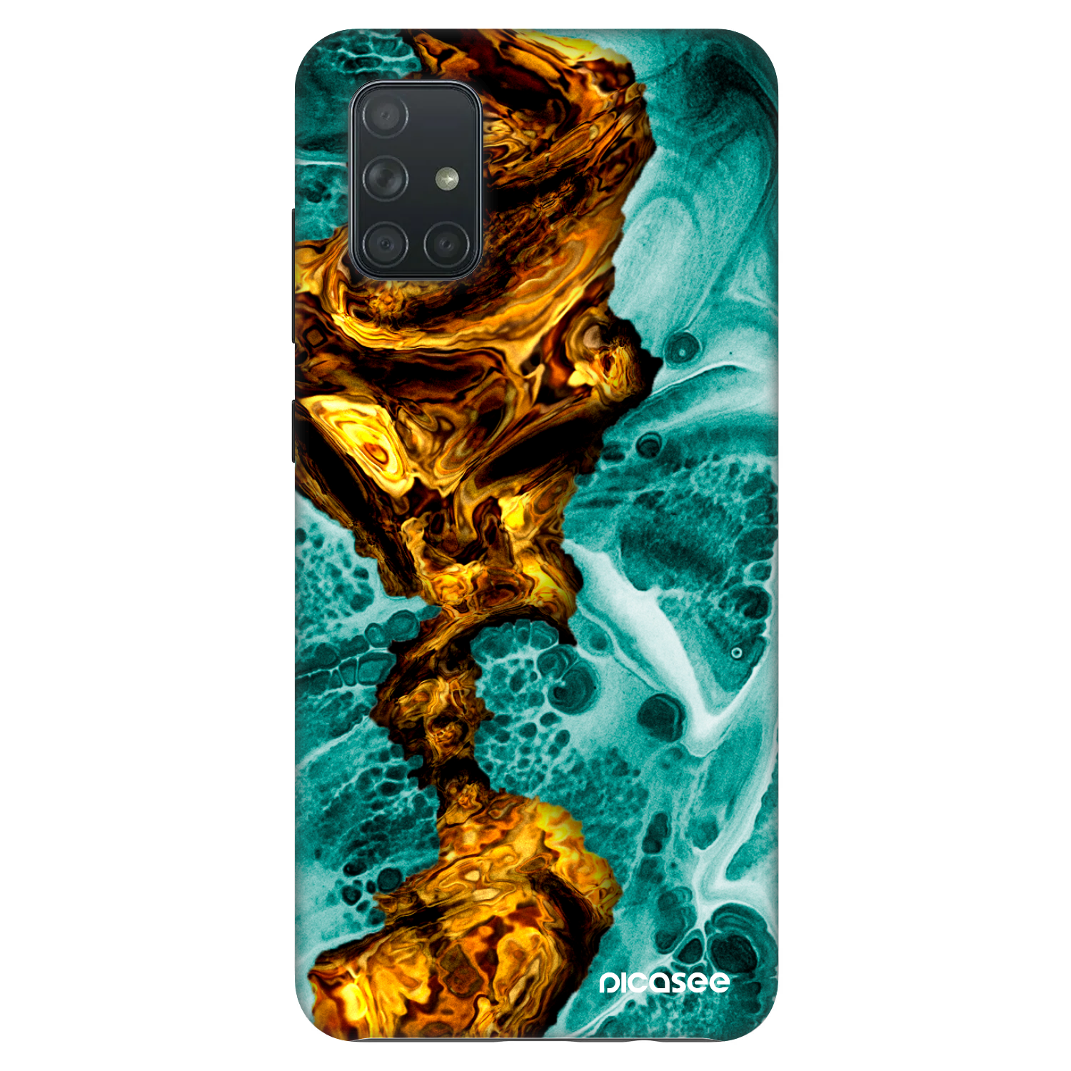 Picasee Fashion Case pro Samsung Galaxy A71 A715F - Goldsky