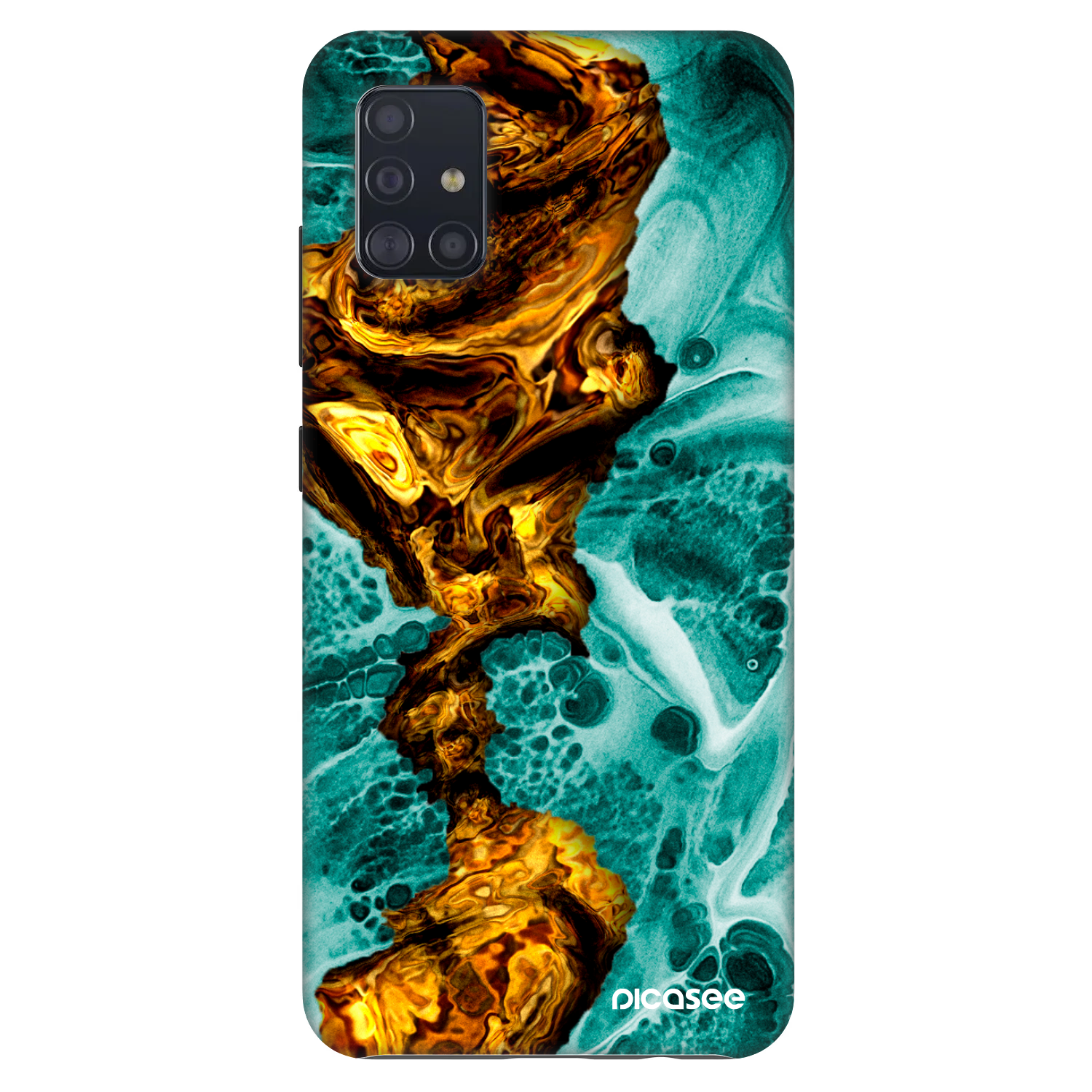Picasee Fashion Case pro Samsung Galaxy A51 A515F - Goldsky
