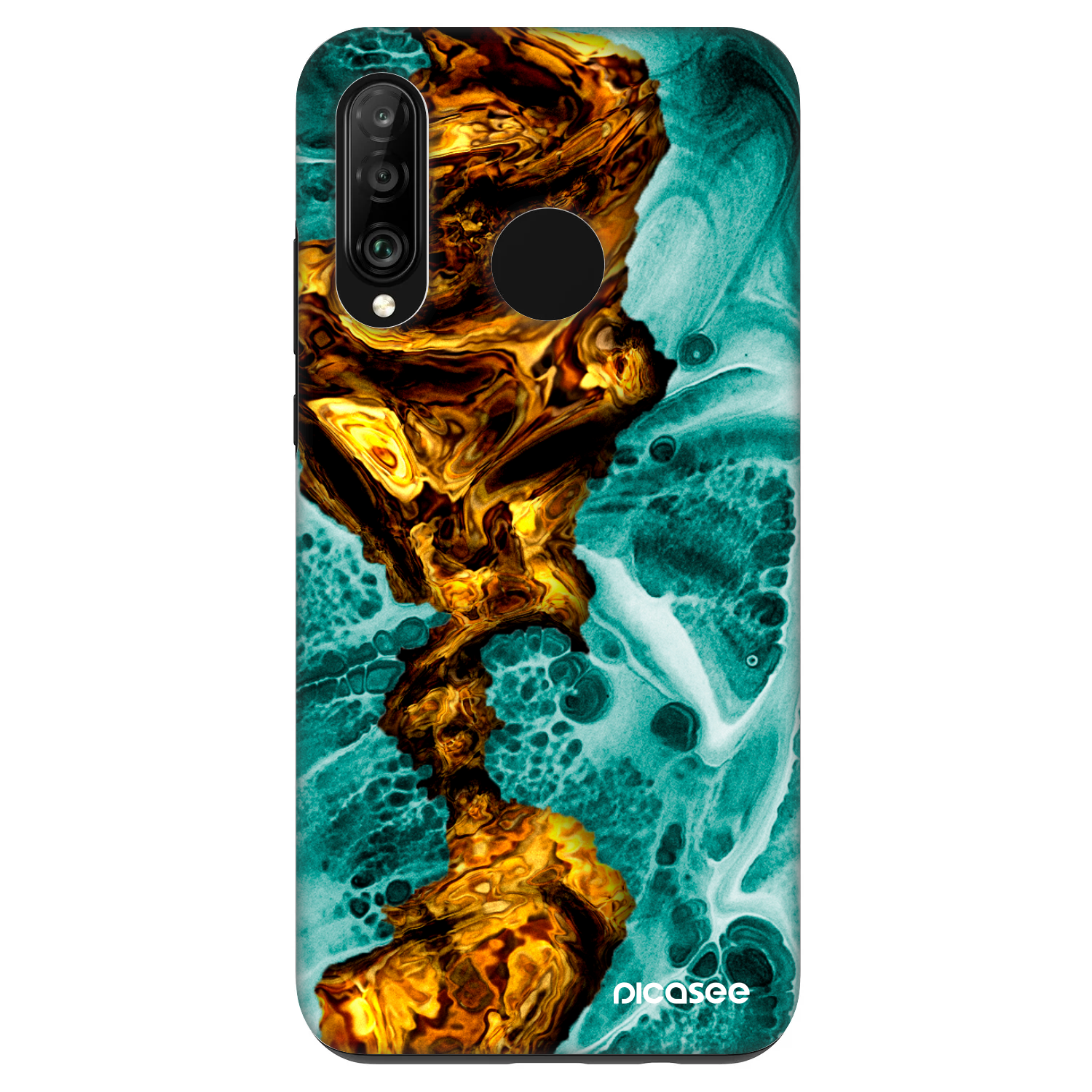 Picasee Fashion Case pro Huawei P30 Lite - Goldsky