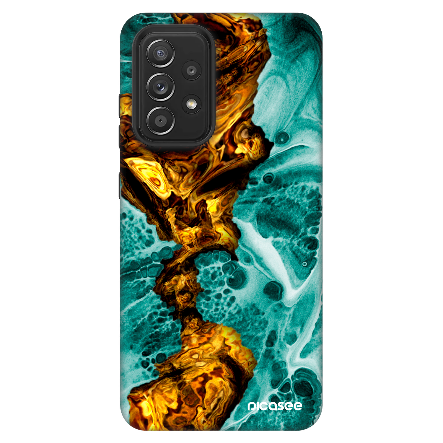 Picasee Fashion Case pro Samsung Galaxy A52 5G A525F - Goldsky