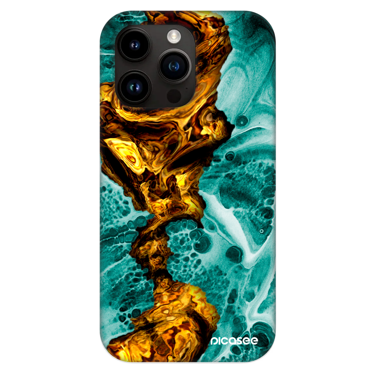 Picasee Fashion Case MagSafe Apple iPhone 13 Pro - Goldsky