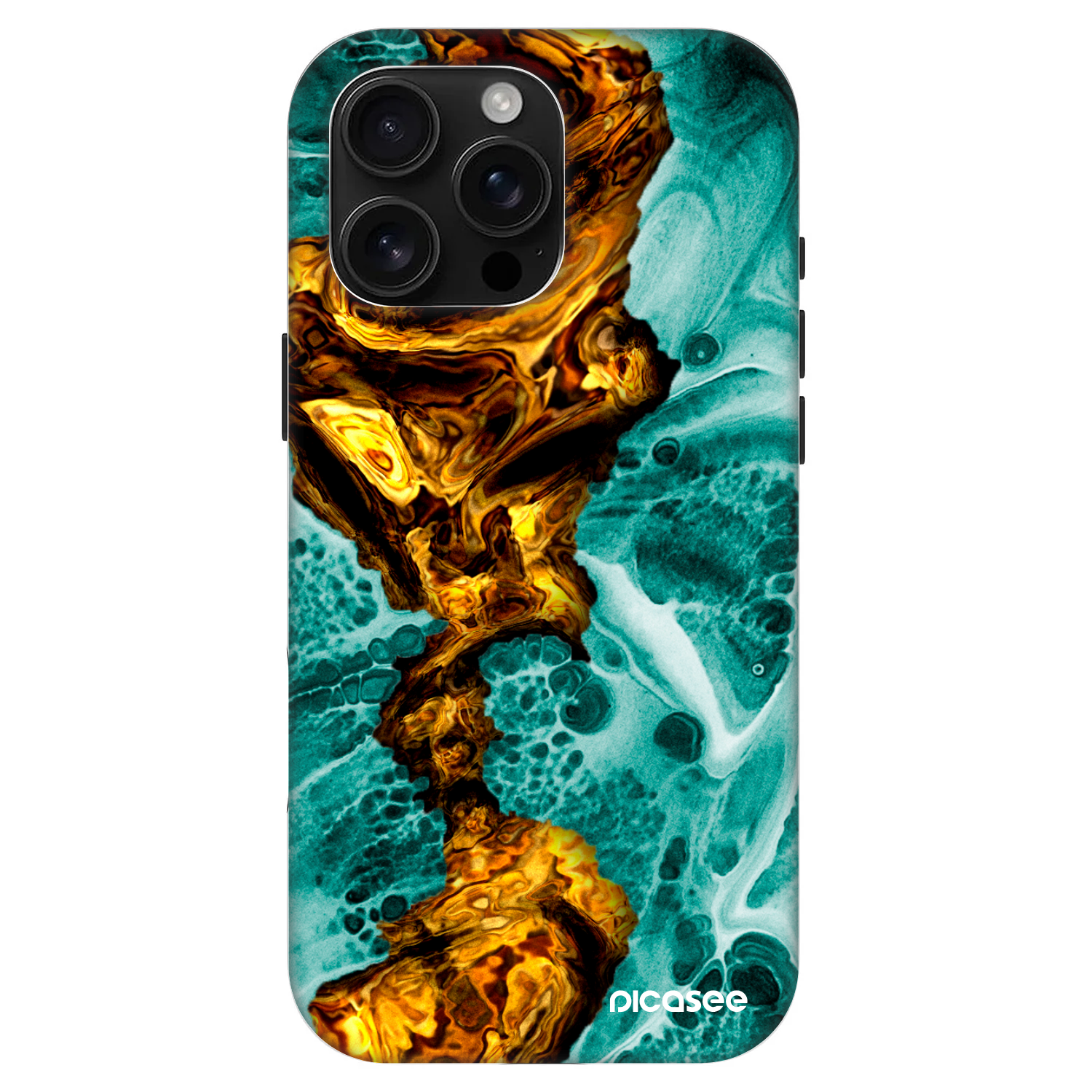 Picasee Fashion Case MagSafe Apple iPhone 16 Pro Max - Goldsky