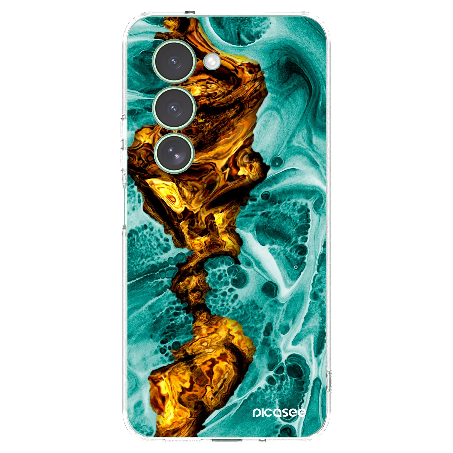 Picasee silikonový průhledný obal pro Xiaomi Redmi 15 5G - Goldsky