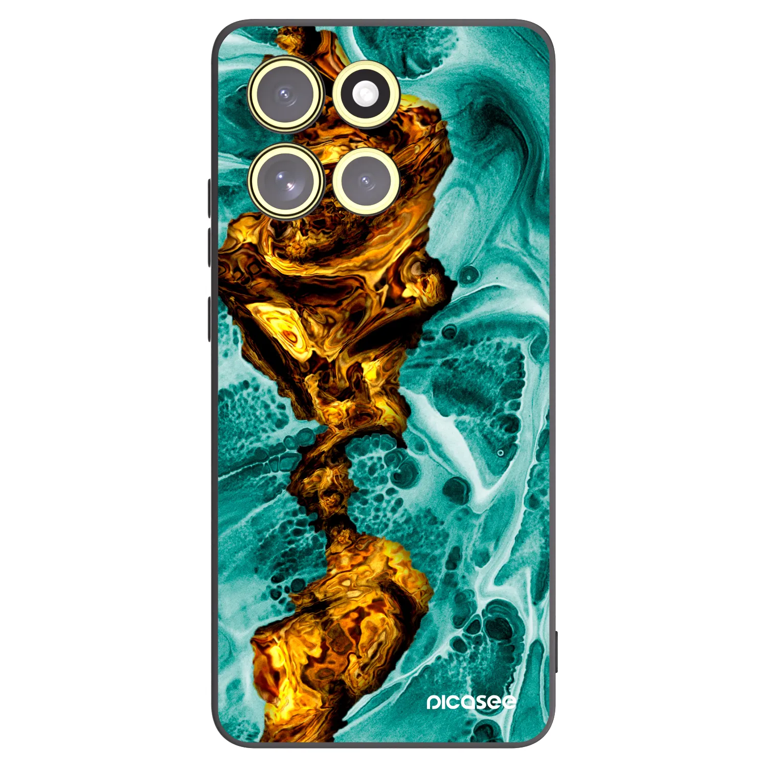 Picasee silikonový černý obal pro Motorola Moto G86 Power 5G - Goldsky