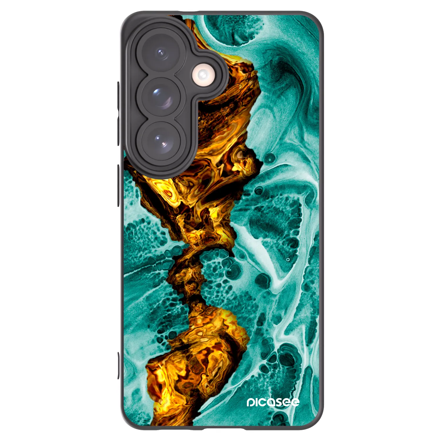 Picasee silikonový černý obal pro Samsung Galaxy S26 - Goldsky
