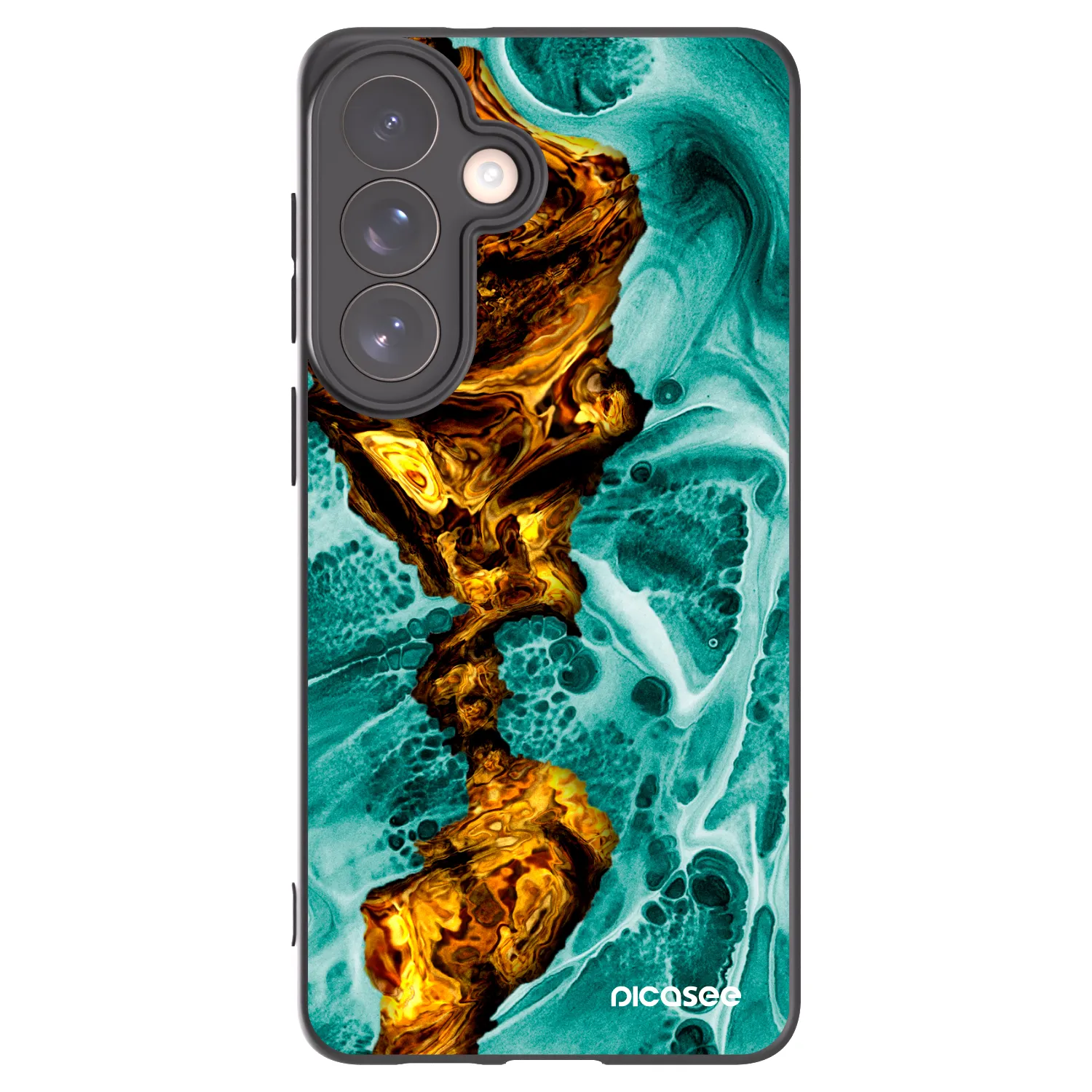 Picasee silikonový černý obal pro Samsung Galaxy S26+ - Goldsky