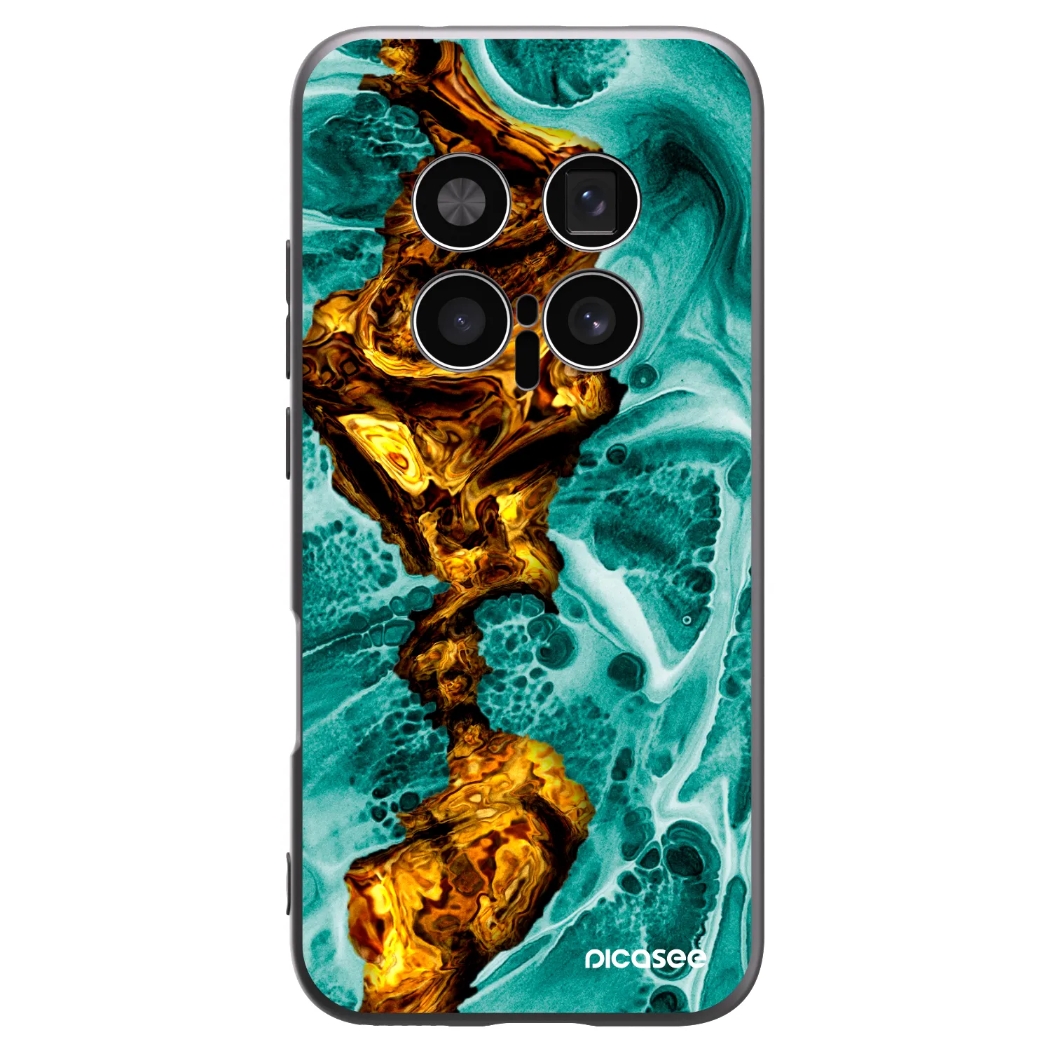 Picasee silikonový černý obal pro Honor Magic8 Pro 5G - Goldsky