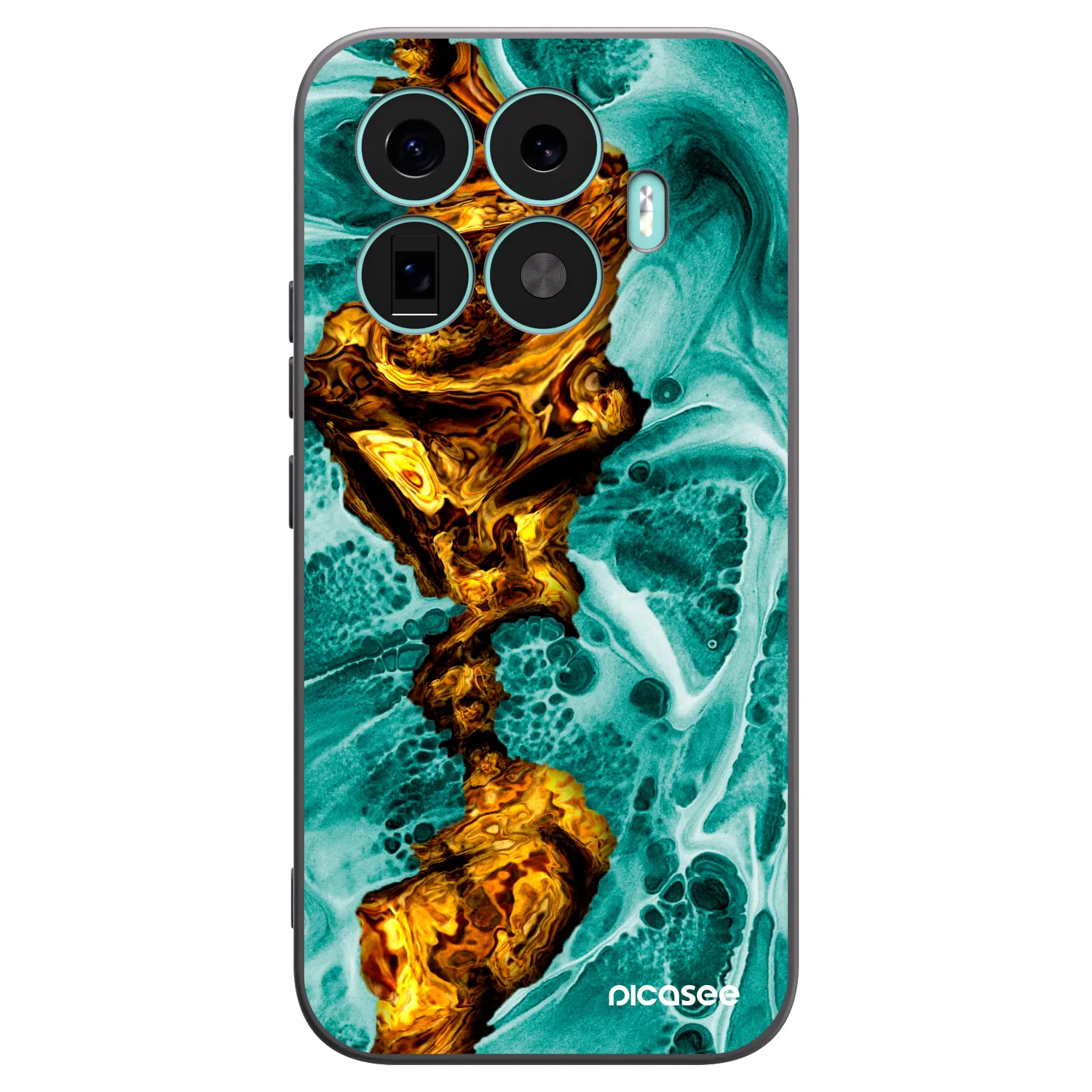Picasee silikonový černý obal pro Xiaomi 17T - Goldsky
