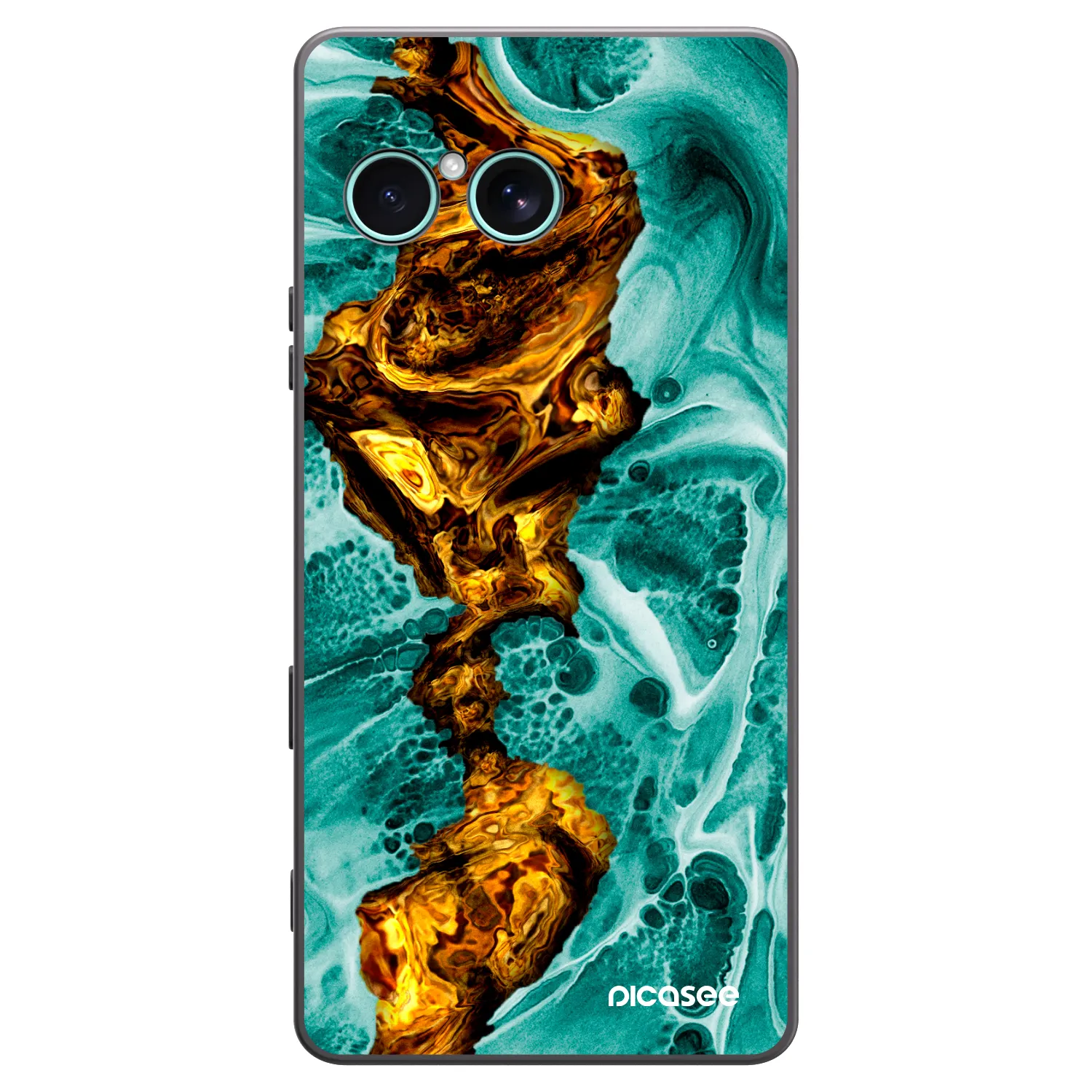 Picasee silikonový černý obal pro Sony Xperia 10 VII - Goldsky