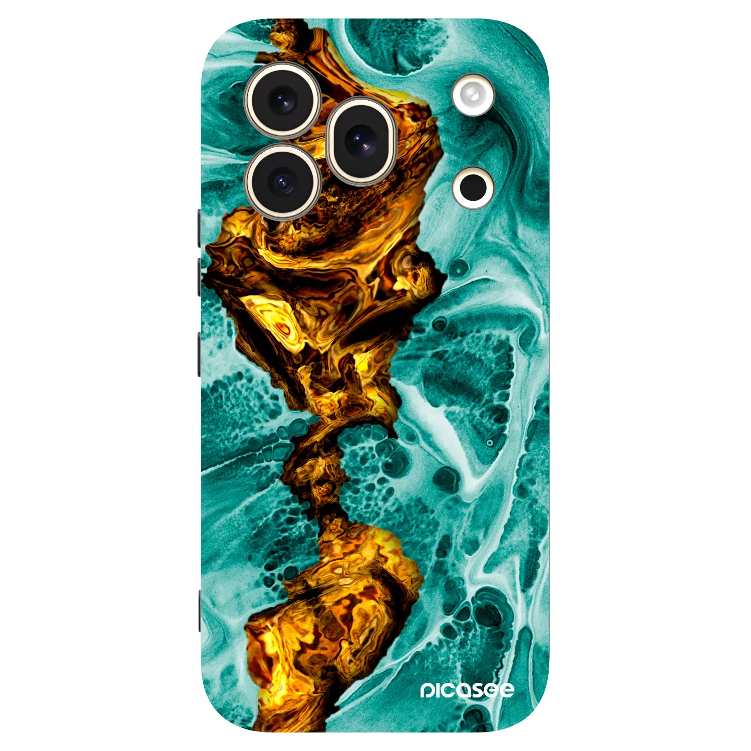 Picasee silikonový černý obal pro Honor 600 Pro - Goldsky