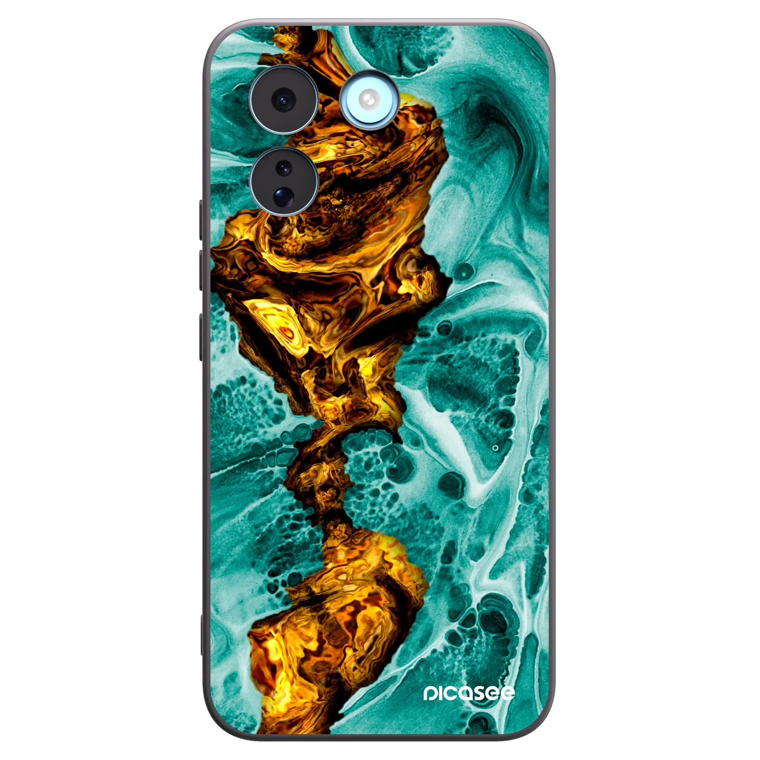 Picasee silikonový černý obal pro Xiaomi Redmi Note 17 Pro MAX 5G - Goldsky