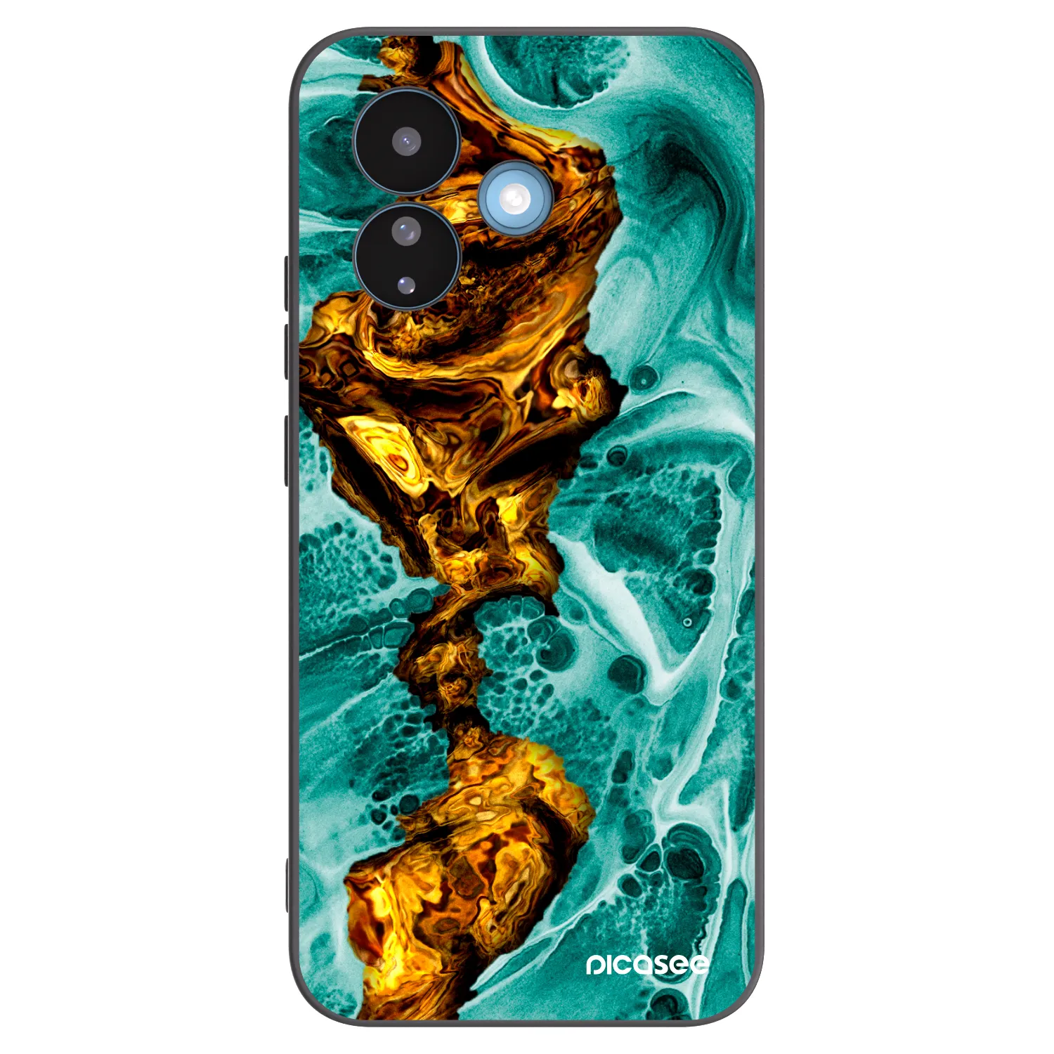 Picasee silikonový černý obal pro Xiaomi Redmi Note 17 Pro 5G - Goldsky