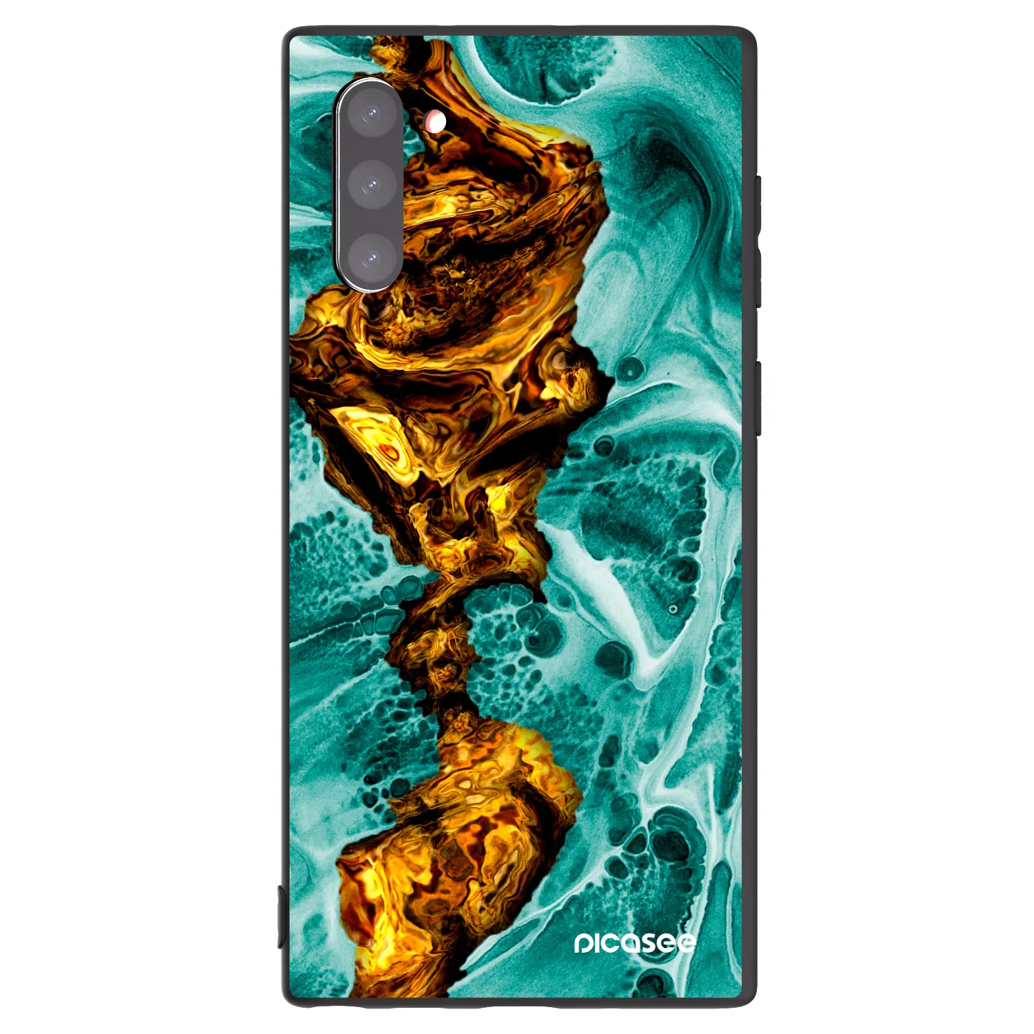 Picasee silikonový černý obal pro Samsung Galaxy Note 10 N970F - Goldsky