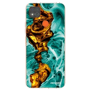 Picasee silikonový průhledný obal pro Xiaomi Redmi 9C - Goldsky
