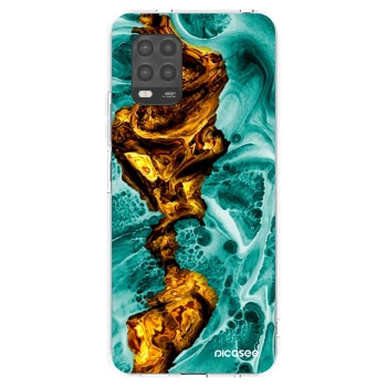 Picasee silikonový průhledný obal pro Xiaomi Mi 10 Lite - Goldsky