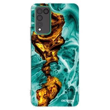 Picasee silikonový průhledný obal pro Honor 10X Lite - Goldsky
