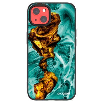 Picasee silikonový černý obal pro Apple iPhone 13 - Goldsky