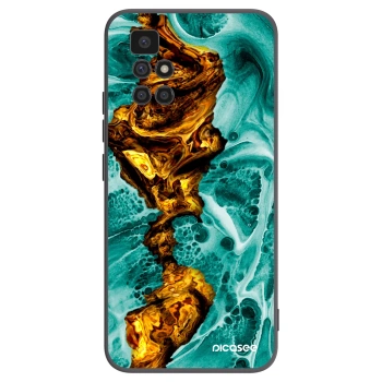Picasee silikonový černý obal pro Xiaomi Redmi 10 - Goldsky