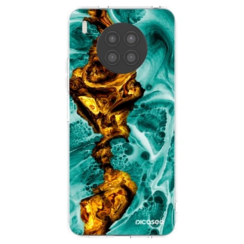 Picasee silikonový průhledný obal pro Huawei Nova 8i - Goldsky