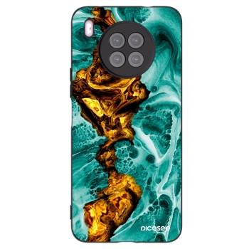 Picasee silikonový černý obal pro Huawei Nova 8i - Goldsky
