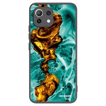 Picasee silikonový černý obal pro Xiaomi 11 Lite 5G NE - Goldsky