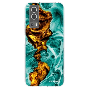 Picasee silikonový průhledný obal pro Vivo Y72 5G - Goldsky