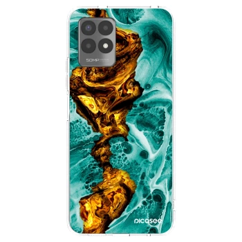 Picasee silikonový průhledný obal pro Realme 8i - Goldsky