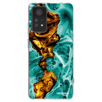 Picasee silikonový průhledný obal pro Xiaomi Redmi Note 11 Pro - Goldsky