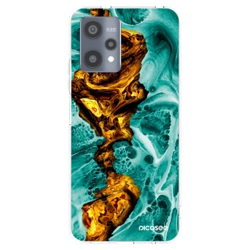 Picasee silikonový průhledný obal pro Realme 9 Pro 5G - Goldsky