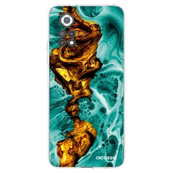 Picasee silikonový průhledný obal pro Xiaomi Poco X4 Pro 5G - Goldsky