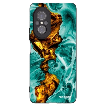 Picasee silikonový černý obal pro Huawei Nova 9 SE - Goldsky