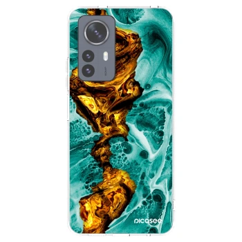 Picasee silikonový průhledný obal pro Xiaomi 12 Pro - Goldsky
