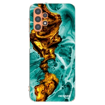 Picasee silikonový průhledný obal pro Samsung Galaxy A13 4G A135 - Goldsky