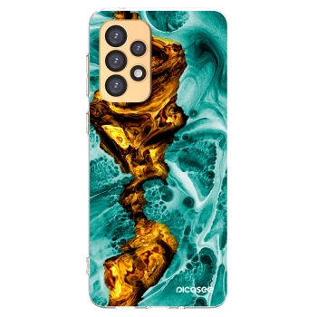 Picasee silikonový průhledný obal pro Samsung Galaxy A33 5G A336 - Goldsky