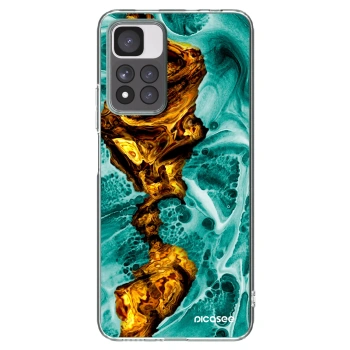 Picasee silikonový průhledný obal pro Xiaomi Redmi Note 11 Pro+ 5G - Goldsky