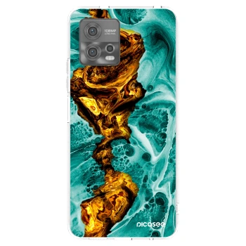 Picasee silikonový průhledný obal pro Motorola Moto G72 - Goldsky