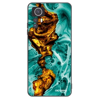 Picasee silikonový černý obal pro Xiaomi Redmi Note 12S - Goldsky