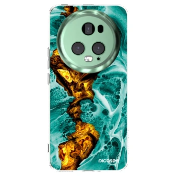 Picasee silikonový průhledný obal pro Honor Magic5 Pro - Goldsky