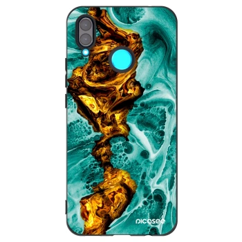 Picasee silikonový černý obal pro Huawei Nova 3 - Goldsky