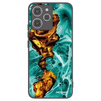 Picasee silikonový černý obal pro Xiaomi Redmi 12 4G - Goldsky